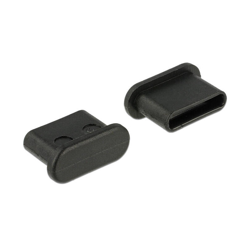 Delock guardapolvo para toma usb type-c ™ sin mango 10 piezas negro