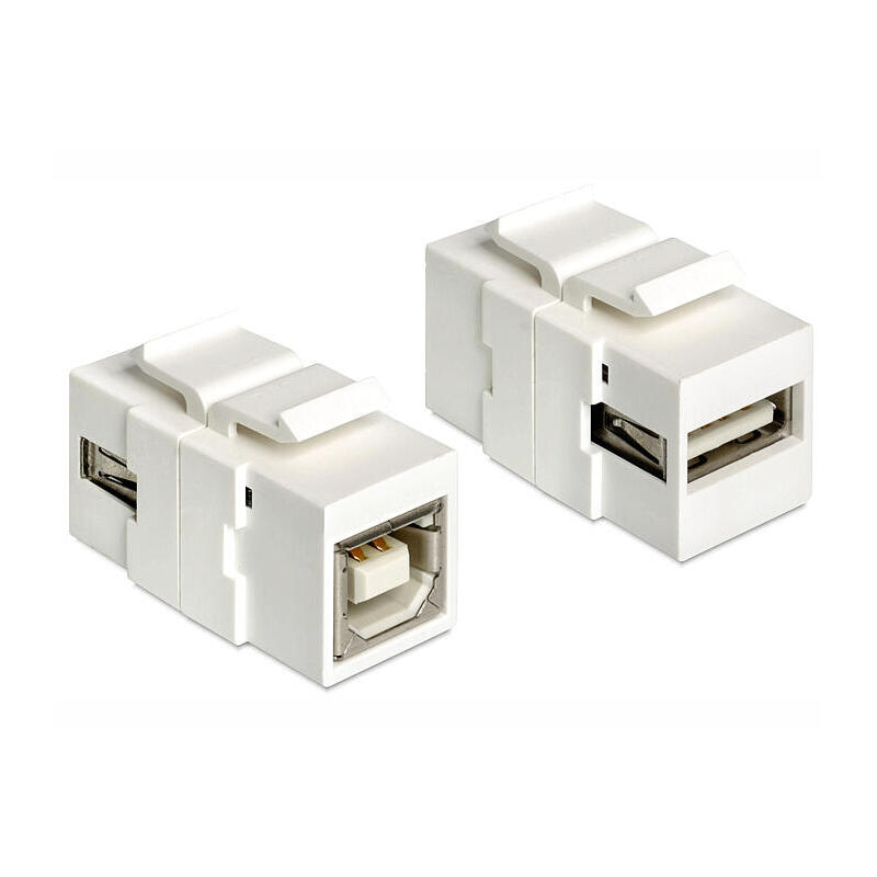 Delock keystone module usb 2.0 a hembra  usb 2.0 b hembra