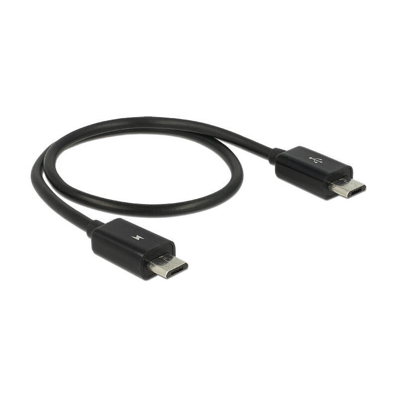 Delock power sharing cable micro usb-b macho  micro usb-b macho otg