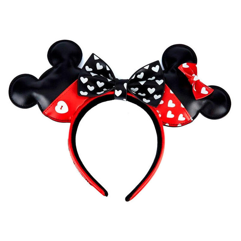 Diadema orejas valentines mickey minnie disney loungefly