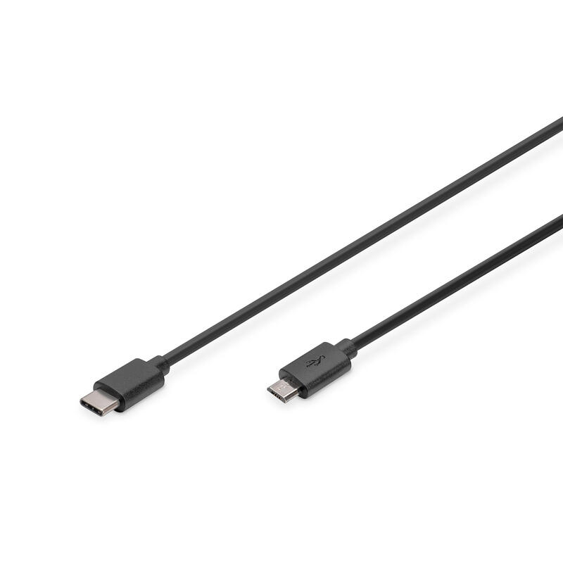 Digitus 1.8m, usb3.0-c/usb3.0 micro-b cable usb 1,8 m 3.2 gen 1 (3.1 gen 1) usb c micro-usb b negro