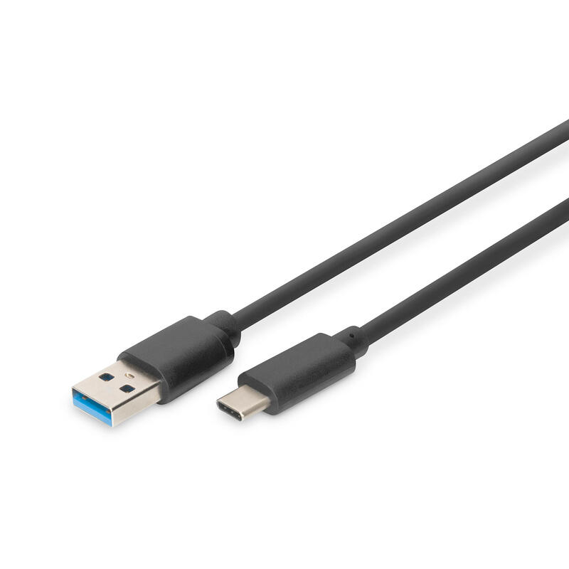 Digitus 1m, usb3.0-c/usb3.0-a cable usb 3.2 gen 1 (3.1 gen 1) usb c usb a negro