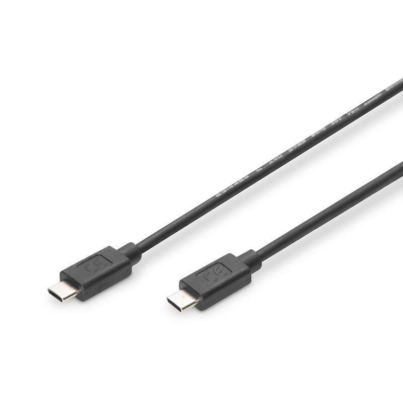 Digitus cable usb-c macho/macho 1m negro