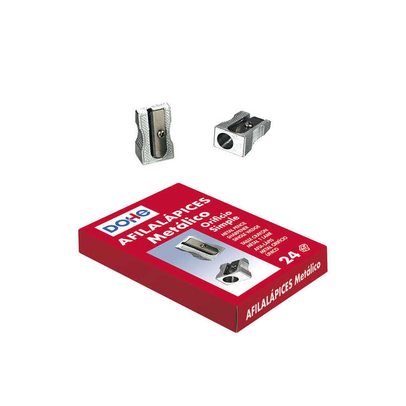 Dohe afilalapices de metal ligero – forma de cuÑa – cuchilla de acero resistente