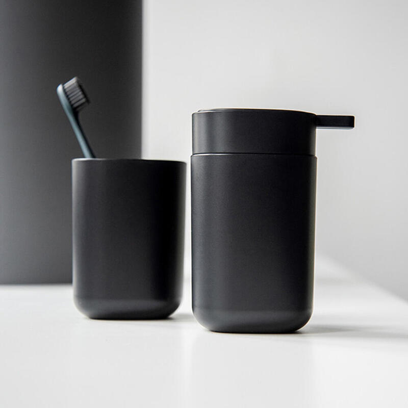 Dosificador de jabÓn davos negro mate 24832100 wenko