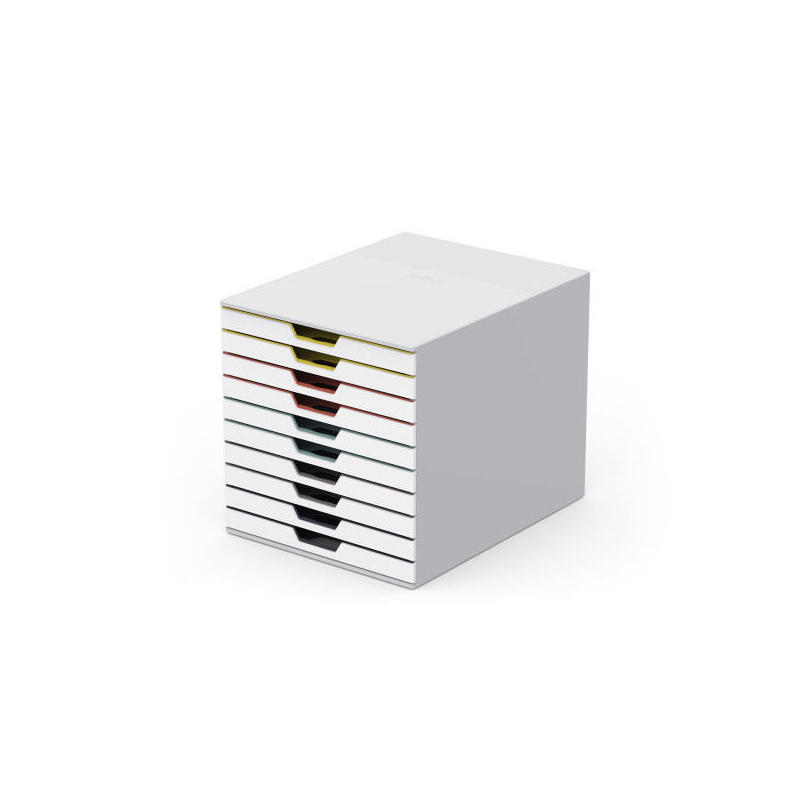 Cajonera durable varicolor 3 compartimentos, multicolor