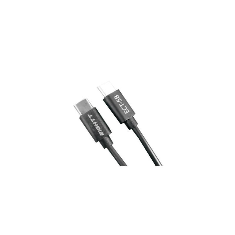 Eightt cable usb-c a usb-c 1metro negro