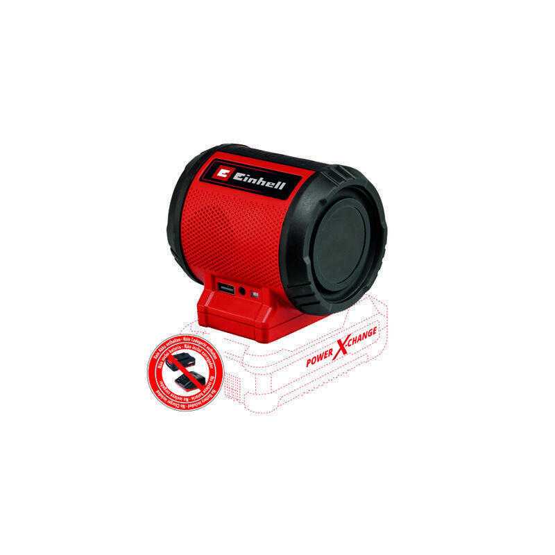 Einhell tc-sr 18 li bt, altavoz inalambrico 4514150