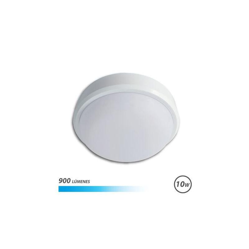 Elbat aplique led redondo exterior 10w luz fria
