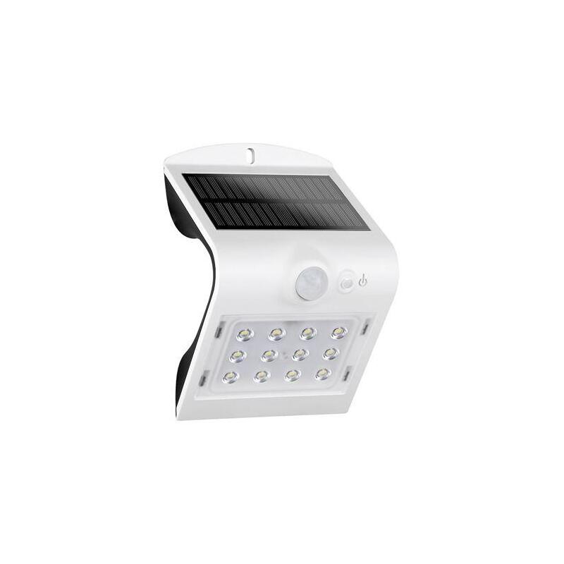 Elbat aplique led solar – 1.5w – 220lm – doble iluminacion – blanco