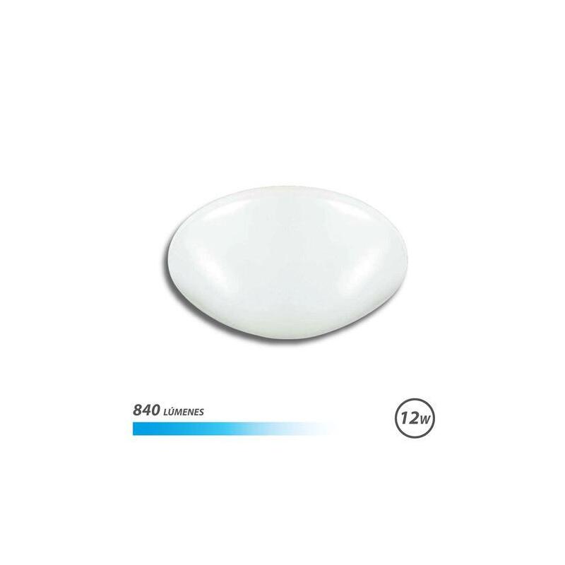 Elbat aplique ovalado de techo led 12w 840lm – 6500k luz fria – diametro 23cm