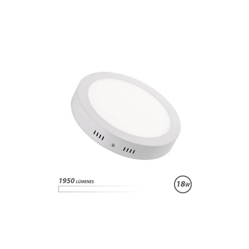 Elbat downlight circular sobre pared led – 18w – 1950lm – luz blanca