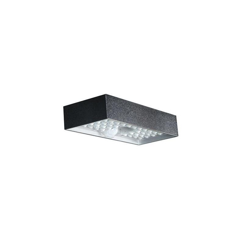 Elbat lampara solar led – 230x97x42.7mm – 6w, 900 lumenes – luz blanca 4000k – sensor de movimiento – color negro