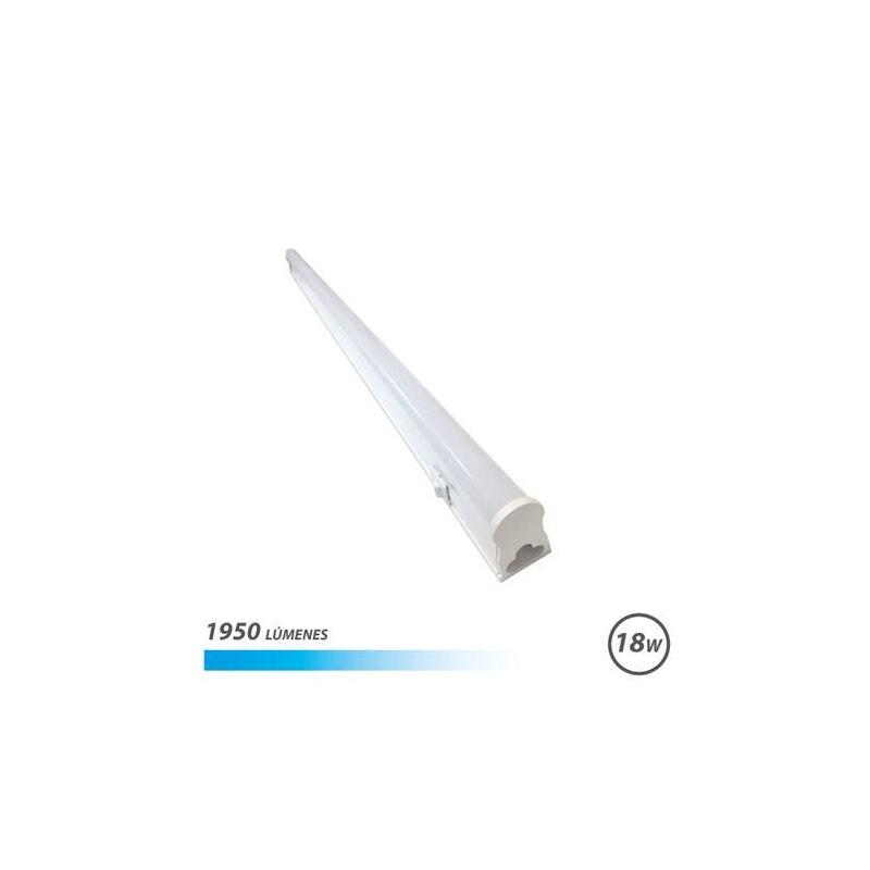 Elbat tubo led t5 18w 1950lm 120cm luz fria con interruptor