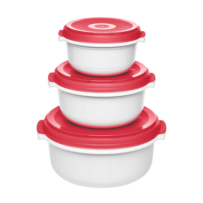 Emsa olla para microondas micro family, juego bÁsico de 3 piezas, caja 518999
