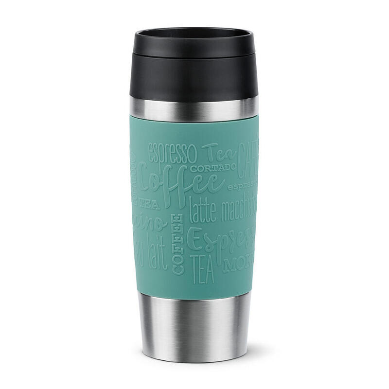 Emsa travel mug taza tÉrmica clÁsica gasolina/acero inoxidable, 0,36 litros n2021000
