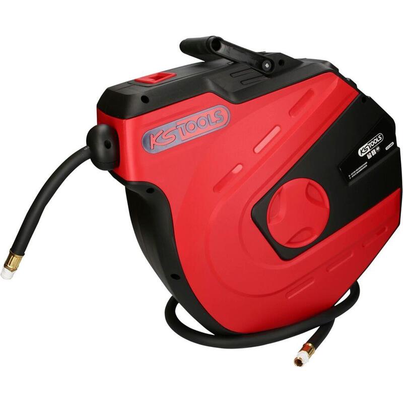 Enrollador de manguera de aire comprimido ks tools, d 13 mm x 15 m