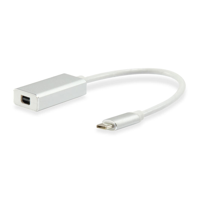 Equip adaptador usb tipo-c a mini displayport 0.15m blanco 133457