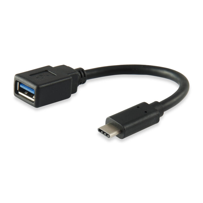 Equip adaptador usb tipo c a usb 3.0  0.15m negro 133455