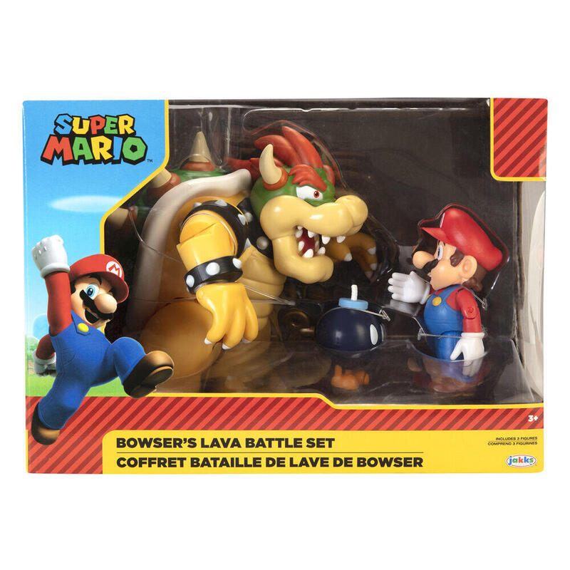 Especial – set diorama mario vs. bowser: nintendo