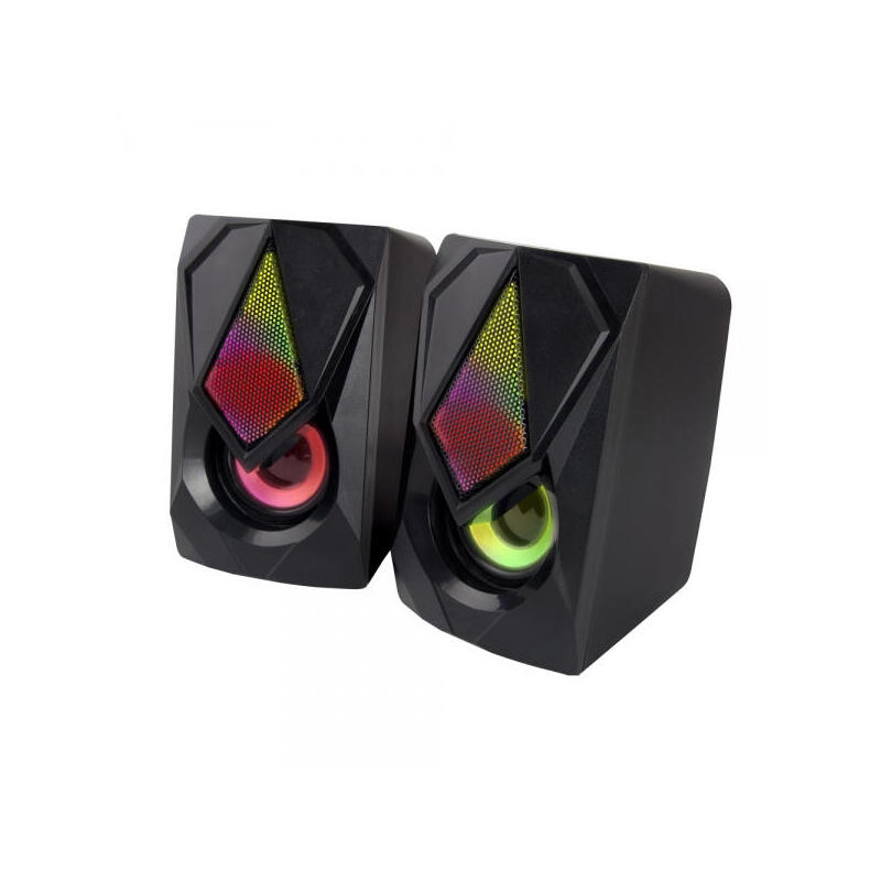 Esperanza altavoces 2.0 usb led rainbow boogie egs102