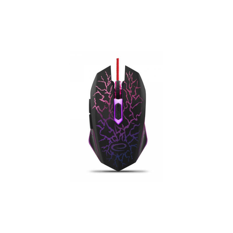 Esperanza egm211r mx211 raton gaming iluminaciÓn cableado 6d optical mouse usb mx211-red