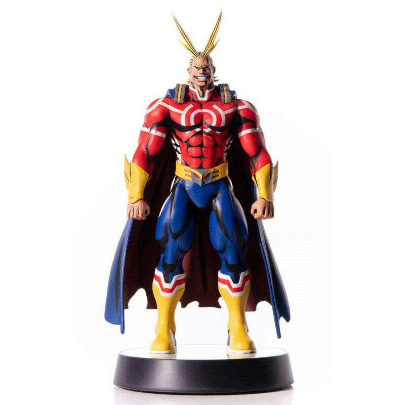 Estatua all might silver my hero academia 28cm