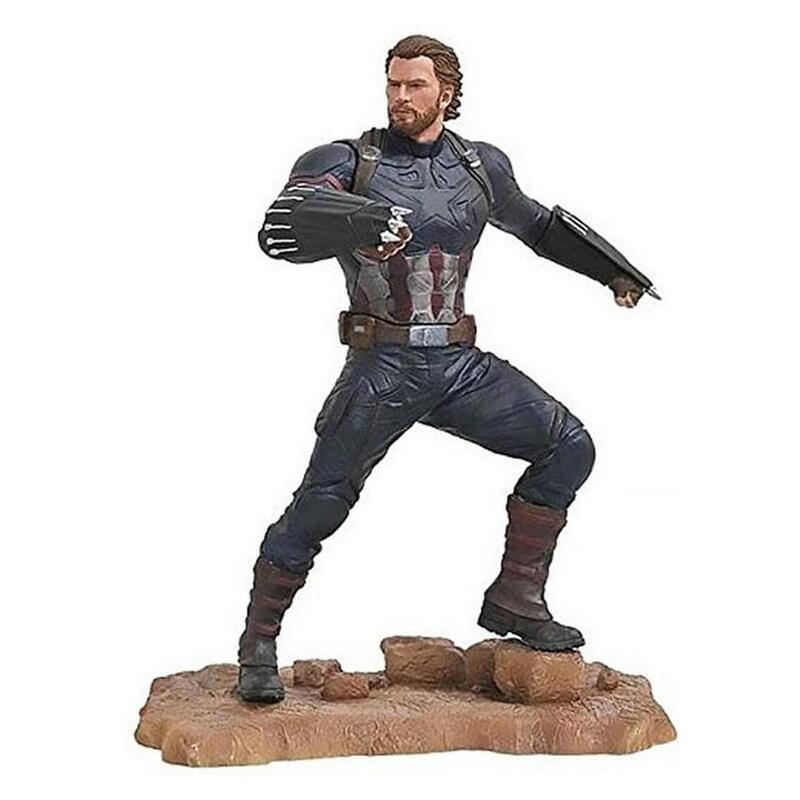 Estatua capitan america vengadores avengers 3 marvel 23cm