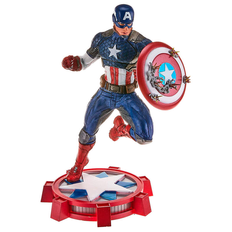 Estatua diorama capitan america marvel now! 23cm