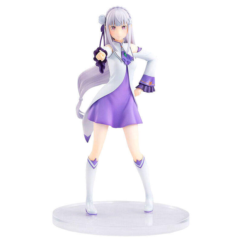 Estatua emilia re:zero starting life in another world 17cm