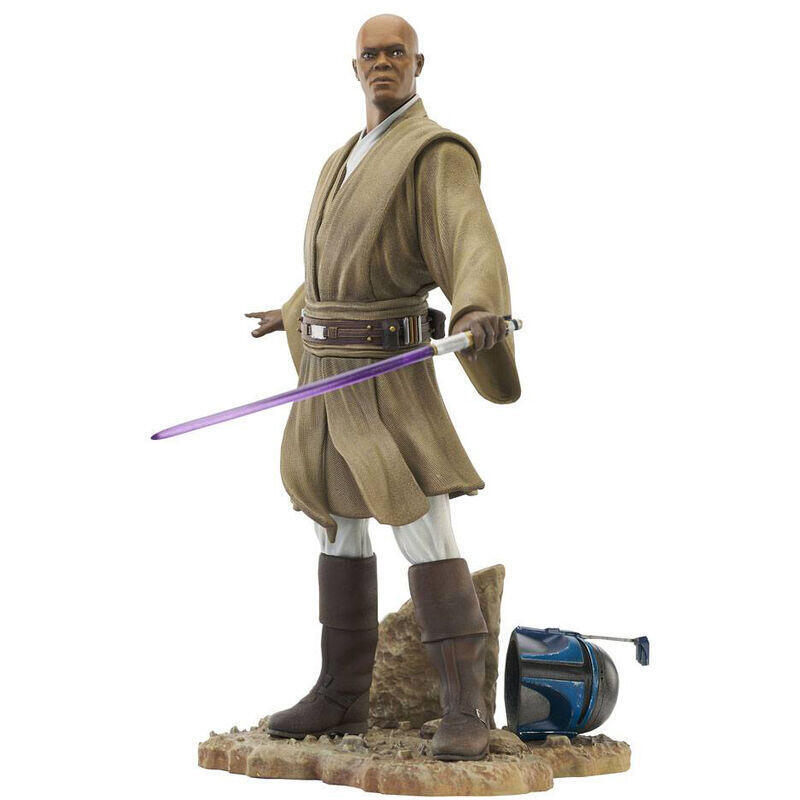 Estatua mace vindu premier collection episode ii star wars 28cm
