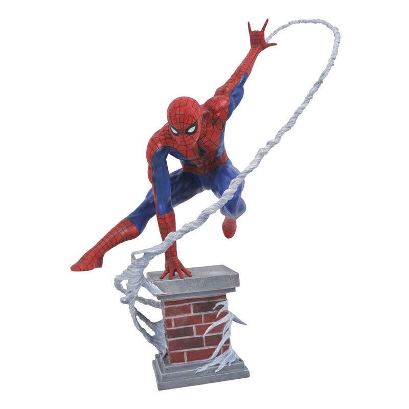 Estatua resina spiderman marvel 30cm