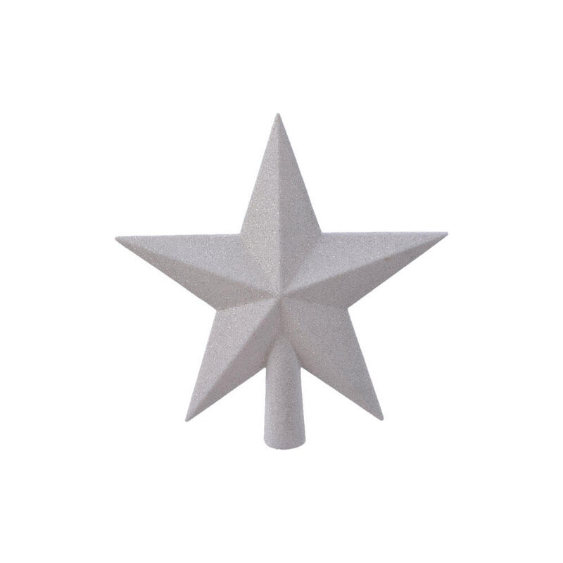 Estrella blanca para arbol de navidad 19×4,2x19cm