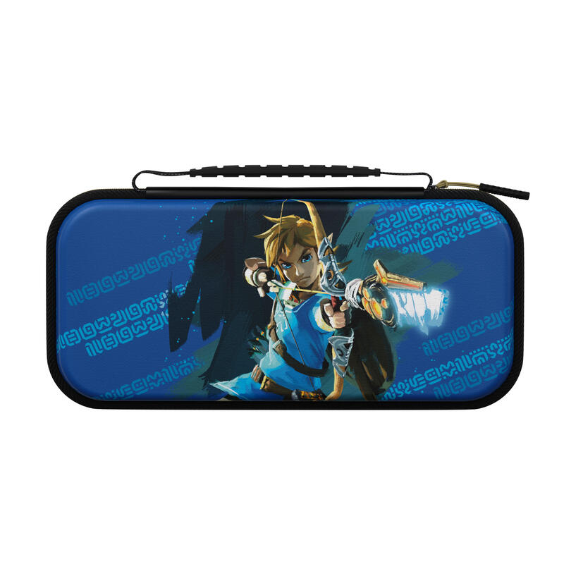 Estuche de viaje plus glow link hero bag nintendo switch fra pdp