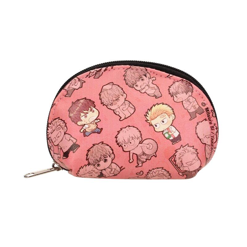 Estuche portamonedas viÑeta rosa megumi to tsugumi