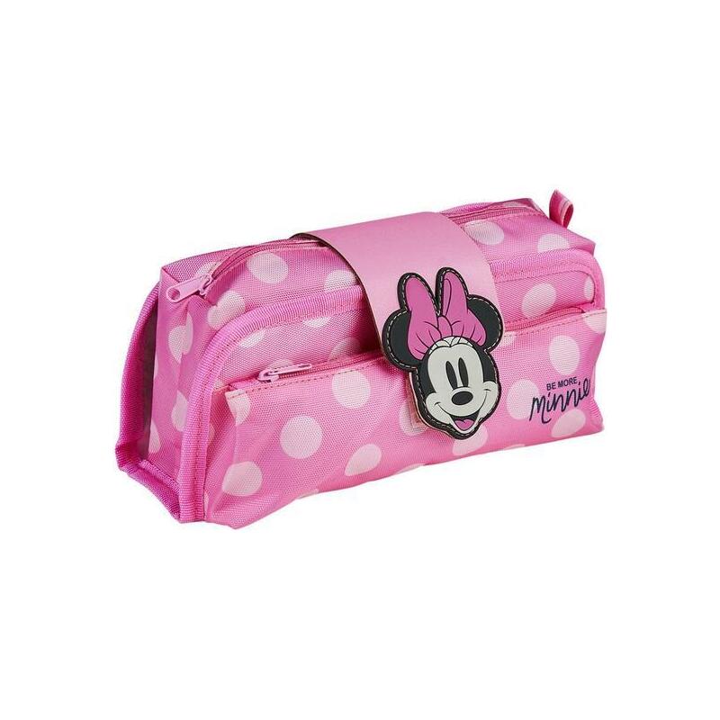 Estuche portatodo velcro minnie pink