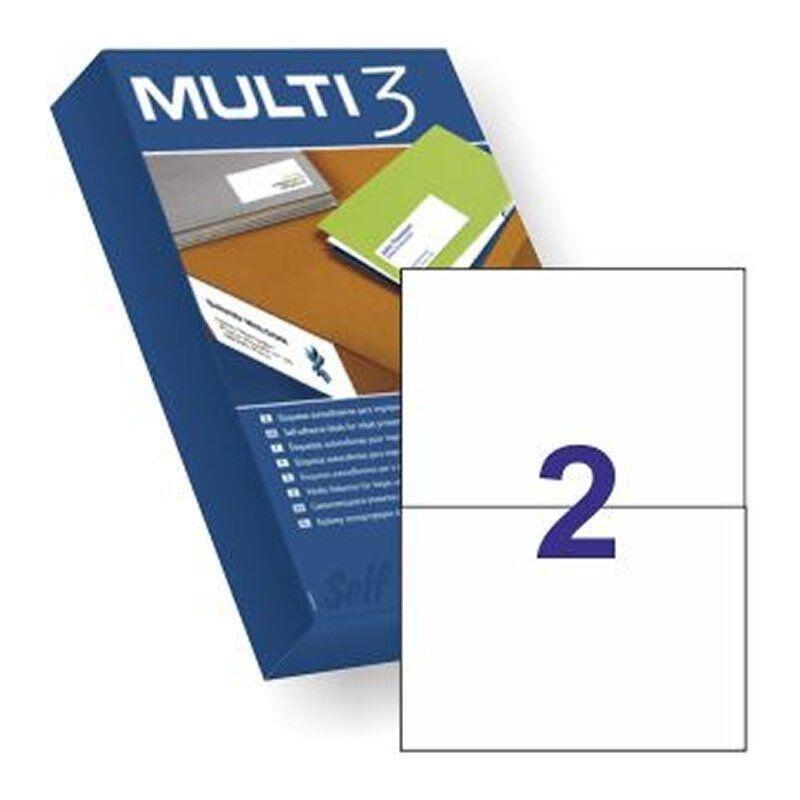 Etiquetas adhesivas apli multi3 10532 210 x 148mm 500 hojas