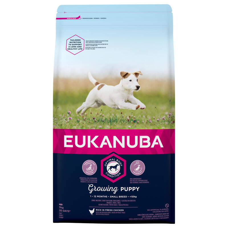 Eukanuba cachorro en cultivo raza pequeÑa 3kg