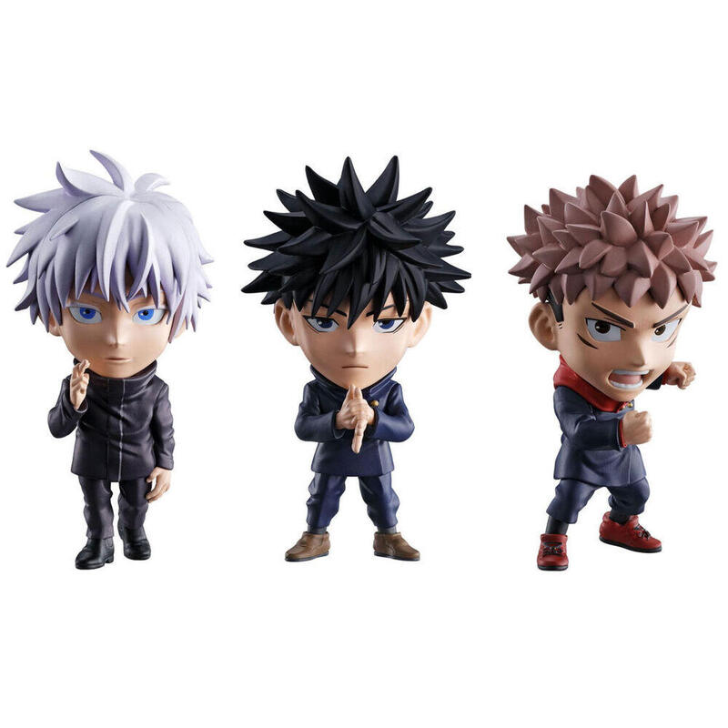 Expositor figuras chibimaster jujutsu kaisen 10cm