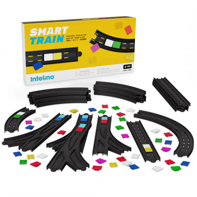 Extensiones vias de tren tren robot intelino