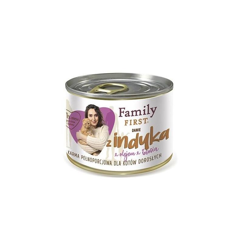 Family first adult turkey dish – wet cat food – 200g