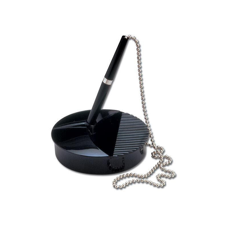 Fellowes boligrafo con peana – base pesada antideslizante – cadena contra robo de 520mm – color tinta azul