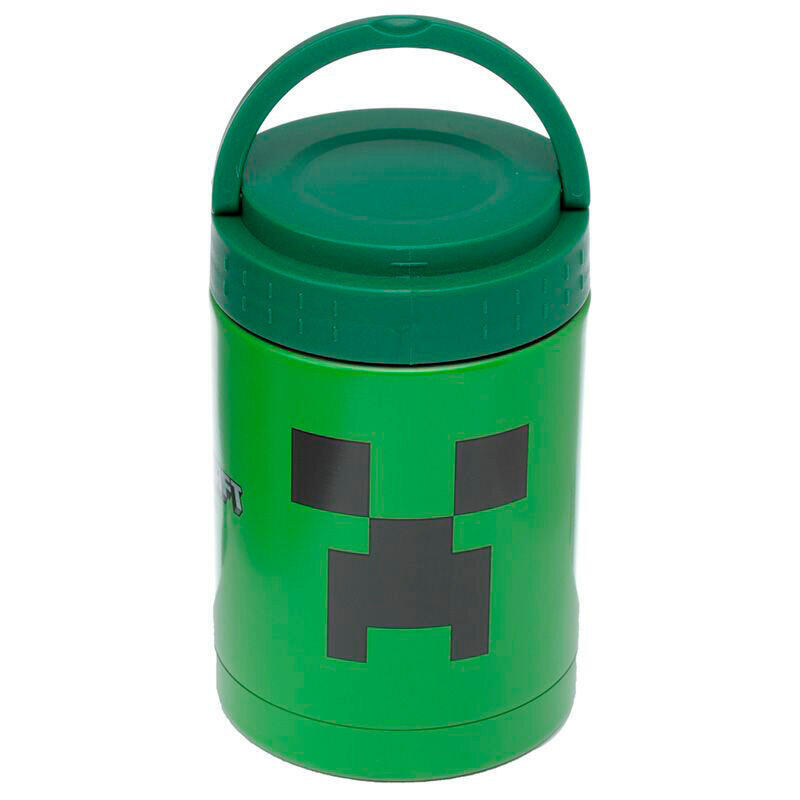 Fiambrera portatil creeper minecraft 500ml termo