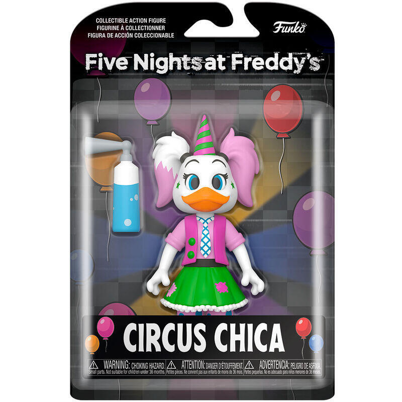 Figura action five nights at freddys circus chica 12,5cm
