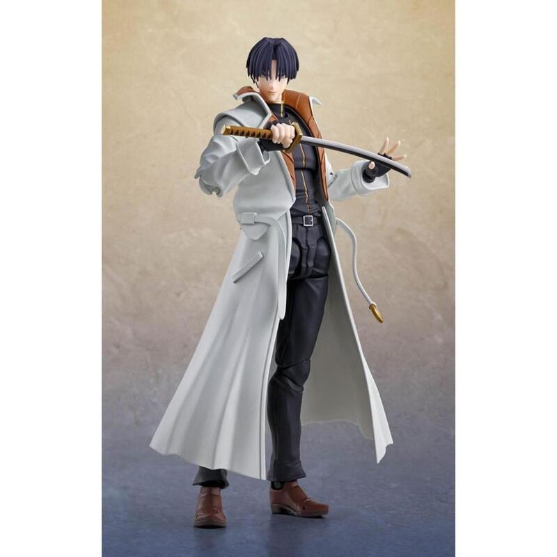 Figura aoshi shinomori fig. 16,5 cm rurouni kenshin sh figuarts