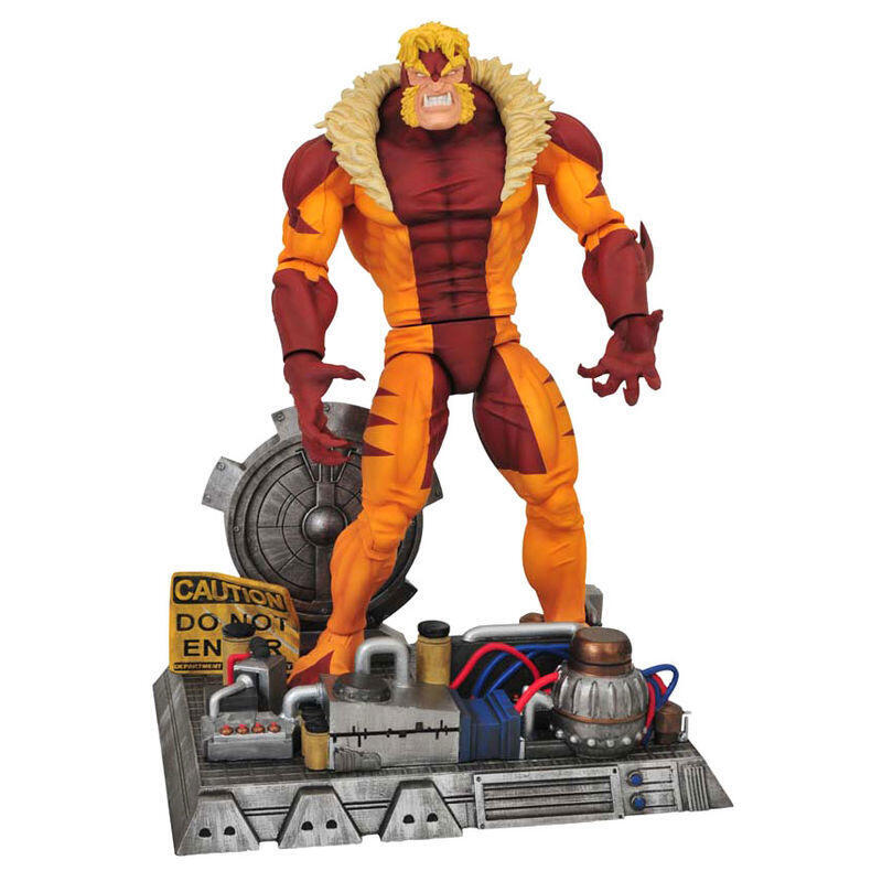 Figura articulada dientes de sable x-men marvel 18cm