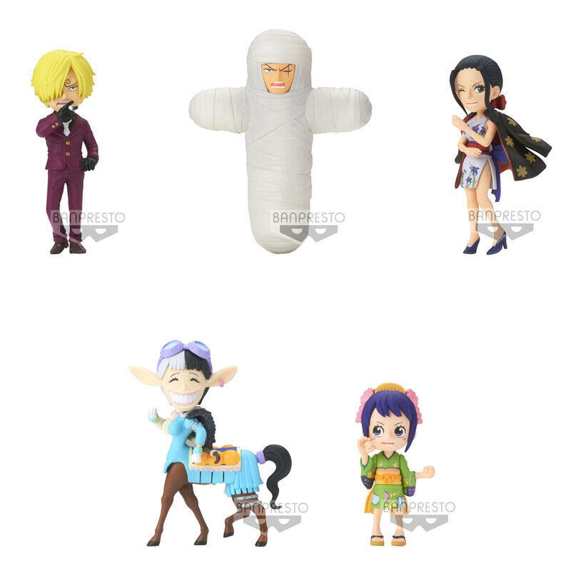 Figura banpresto one piece world collectable figure wanokuni onigashima 5 4 7cm 12 unidades