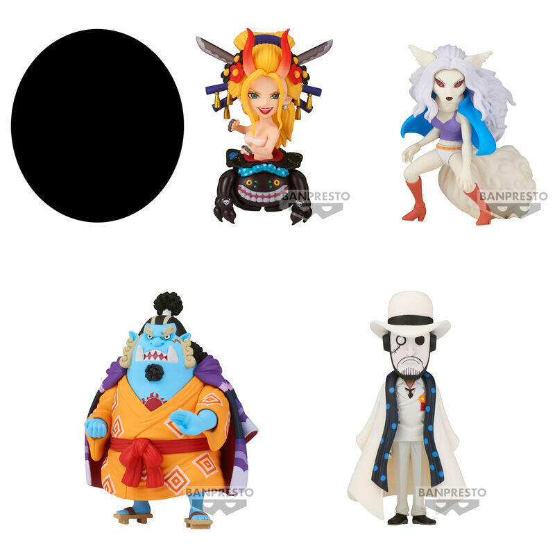 Figura banpresto one piece world collectable wanokuni onigashima 6 unidad aleatoria