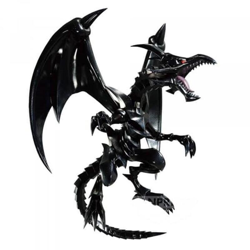 Figura banpresto yu gi oh! duel monsters dragon negro de ojos rojos 11cm