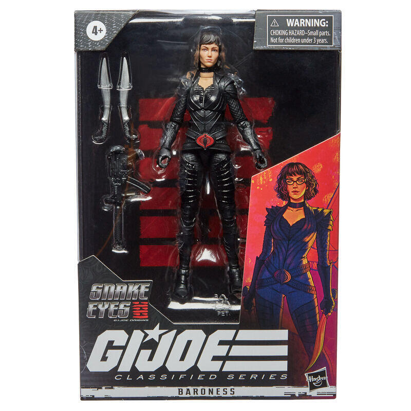 Figura baronesa 19 g.i. joe classified series – snake eyes: g.i. joe origins 15cm